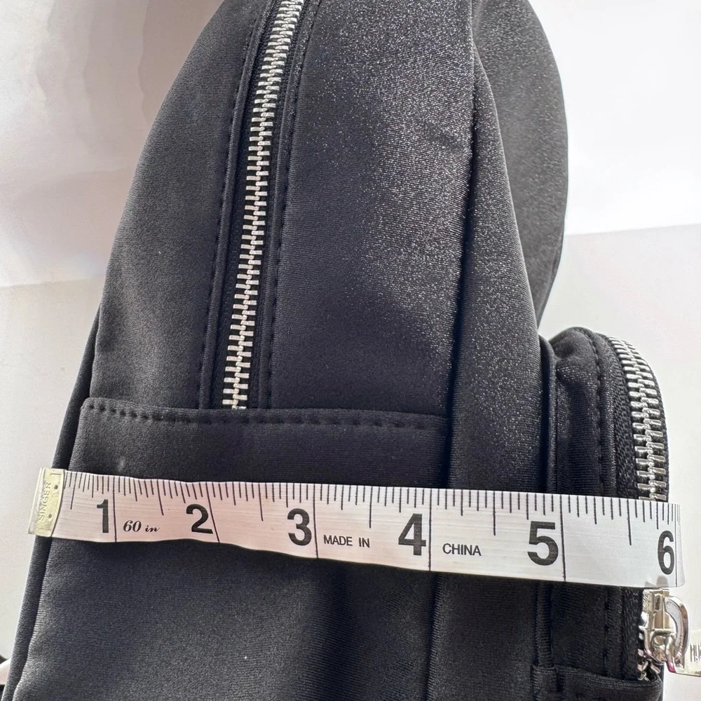 New Mugler Neoprene Backpack Black